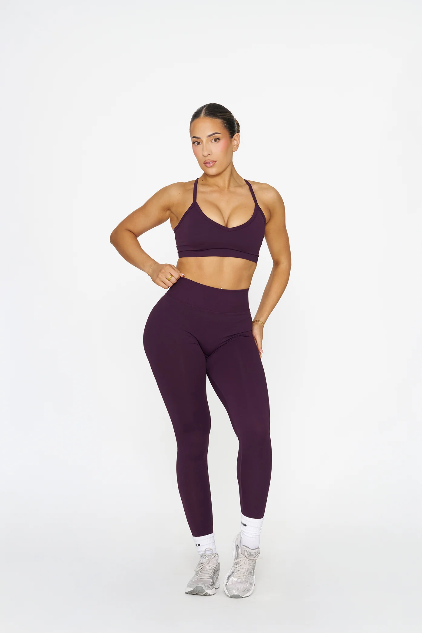 Contour Leggings - Boysenberry - Image 2