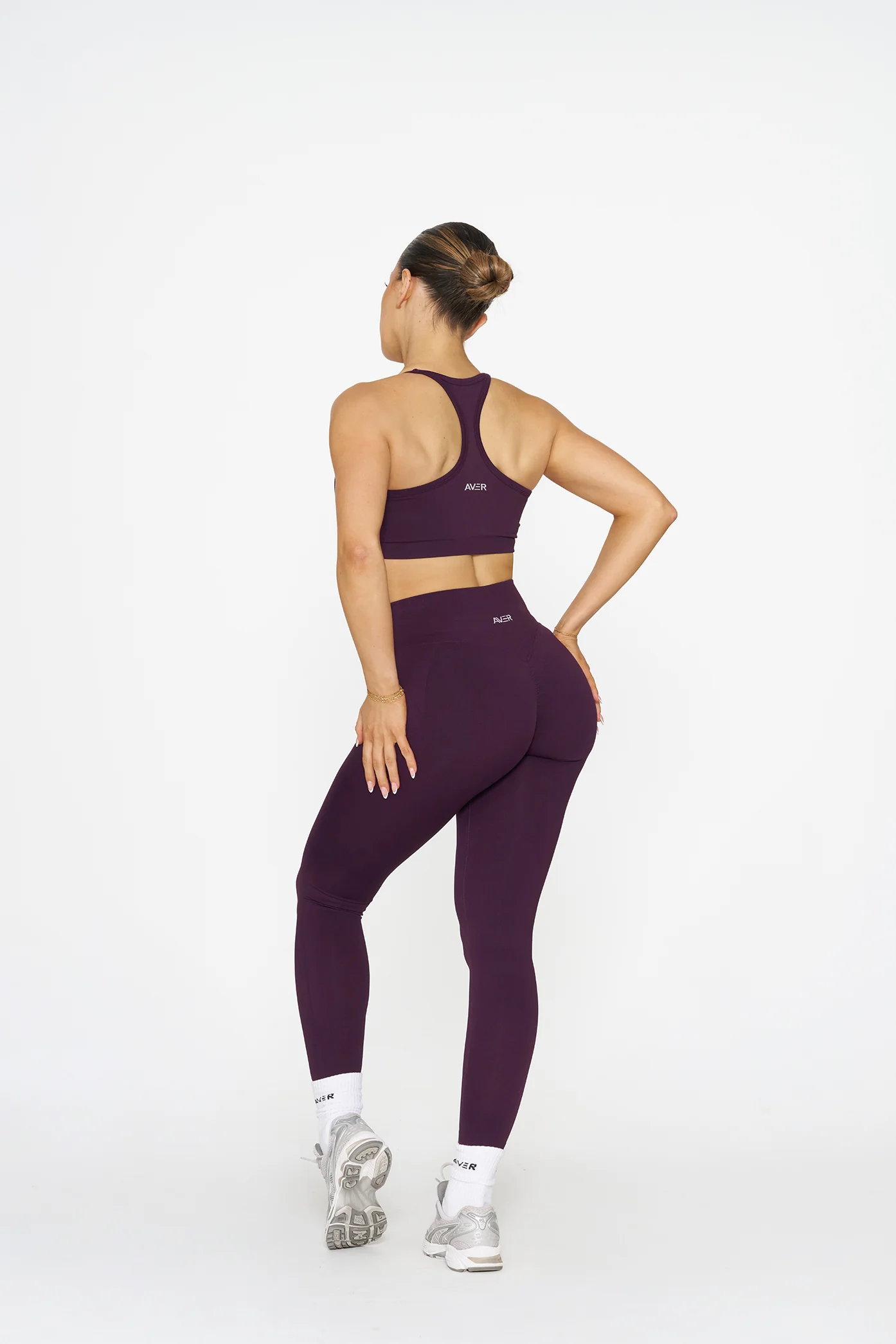 Contour Leggings - Boysenberry - Image 3