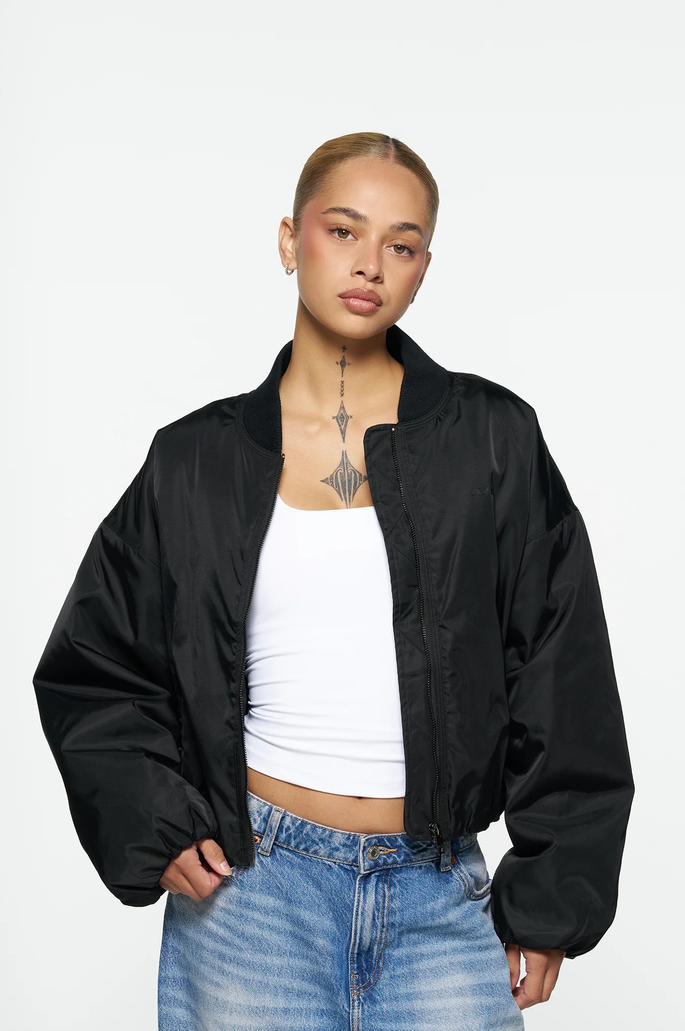 Core Bomber Jacket - Black - Image 3