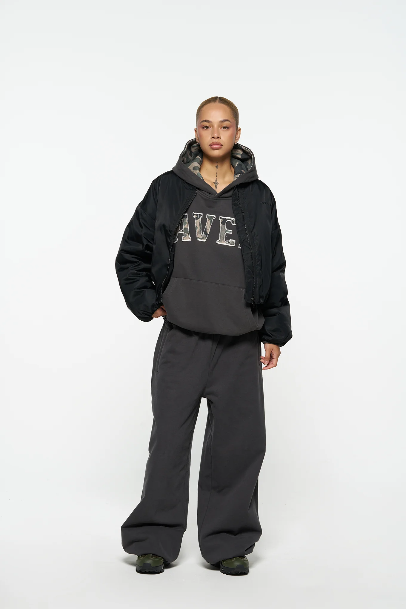 Core Bomber Jacket - Black - Image 5