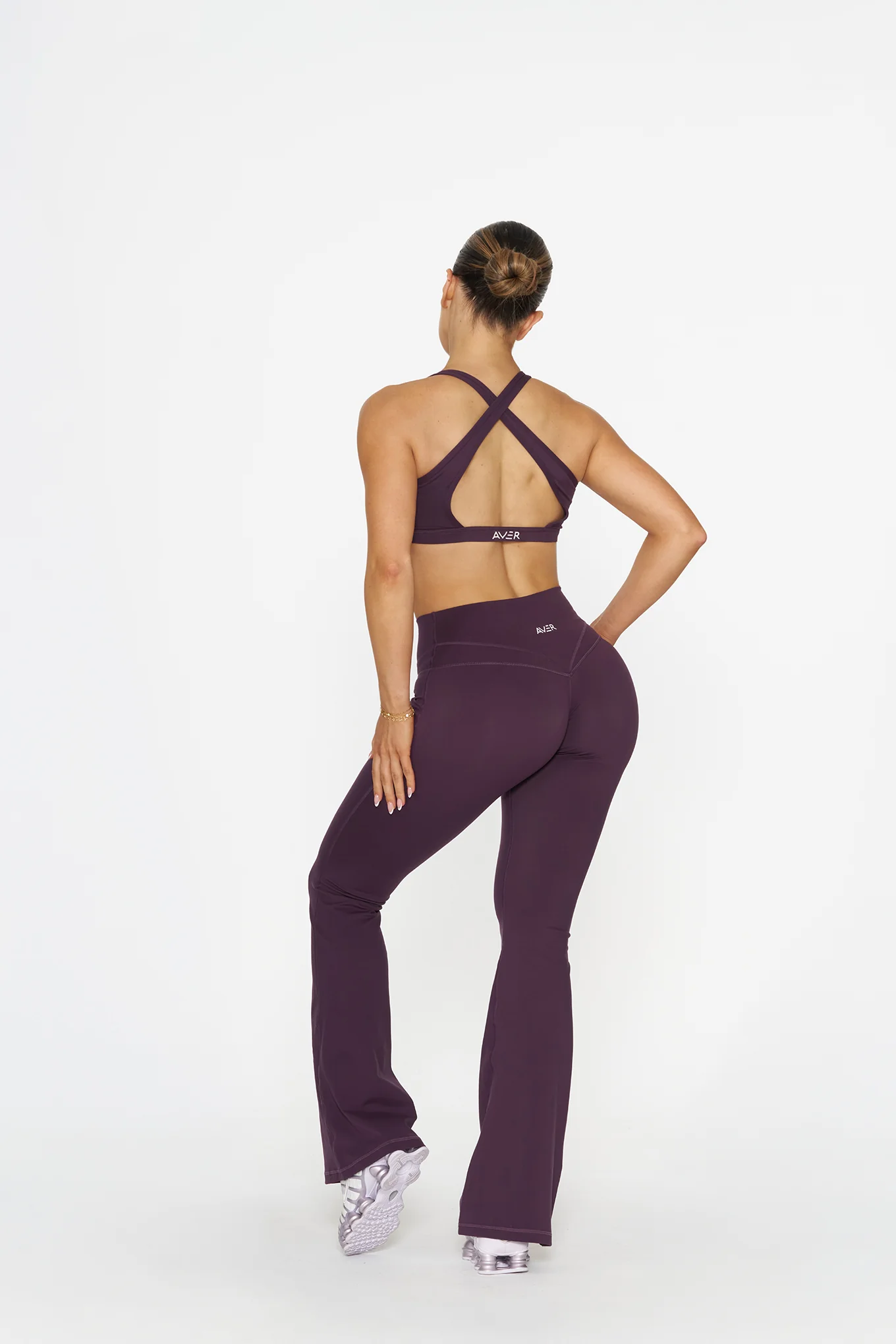 Essential Bootleg Flares - Plum - Image 2