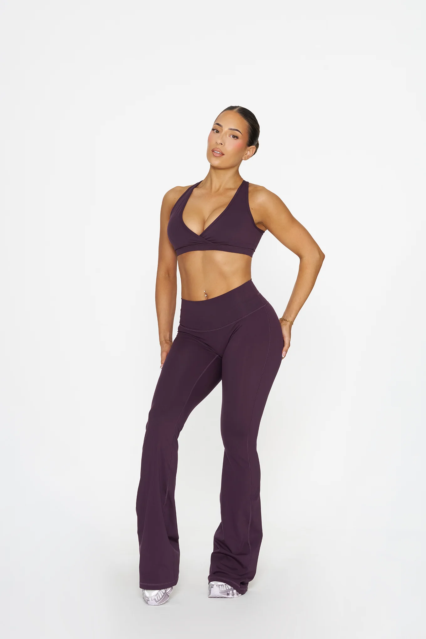 Essential Bootleg Flares - Plum - Image 3