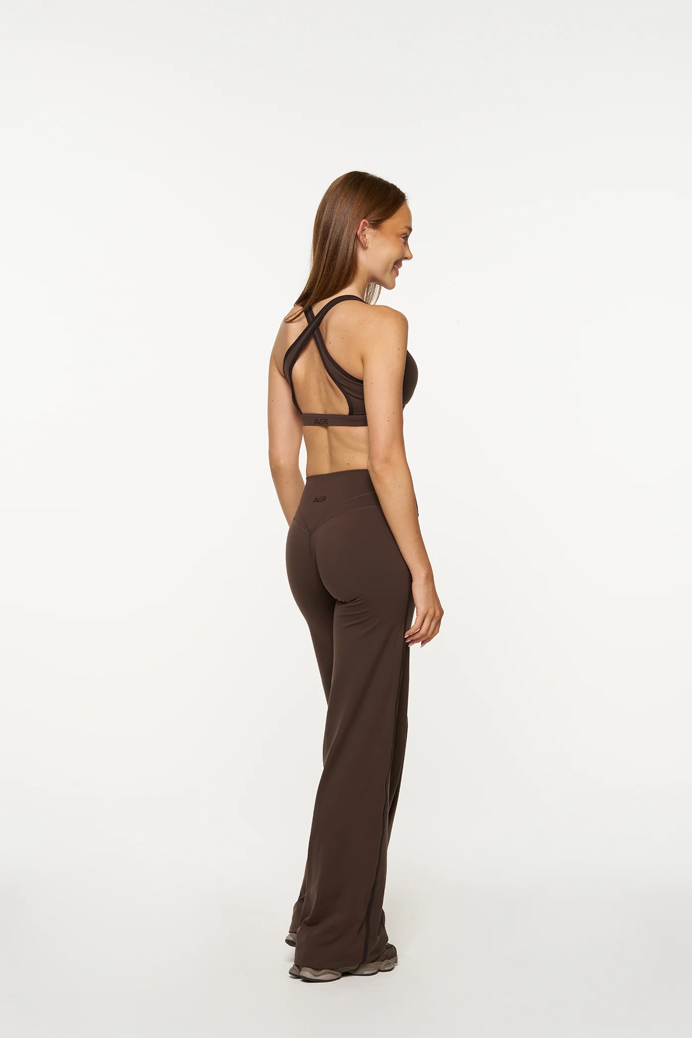Essential Wide Leg Pants - Mocha & Espresso - Image 2