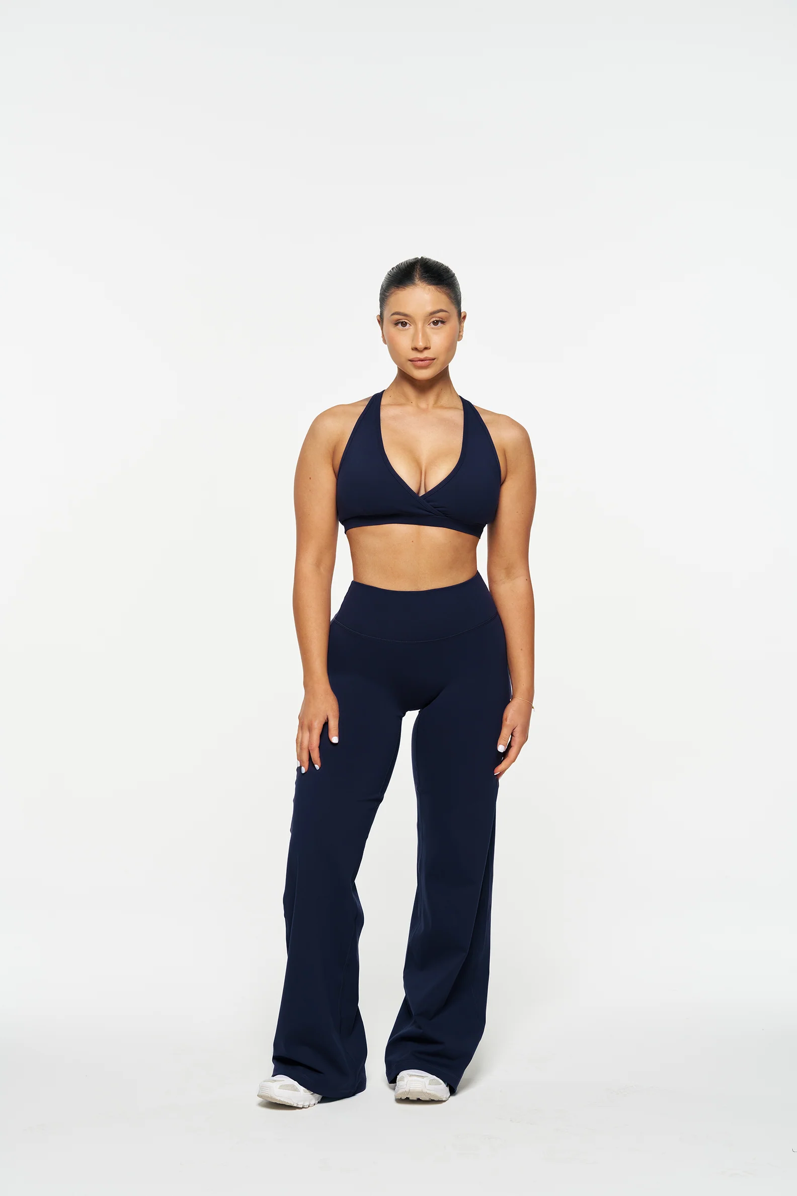 Essential Wide Leg Pants - Navy - Image 6