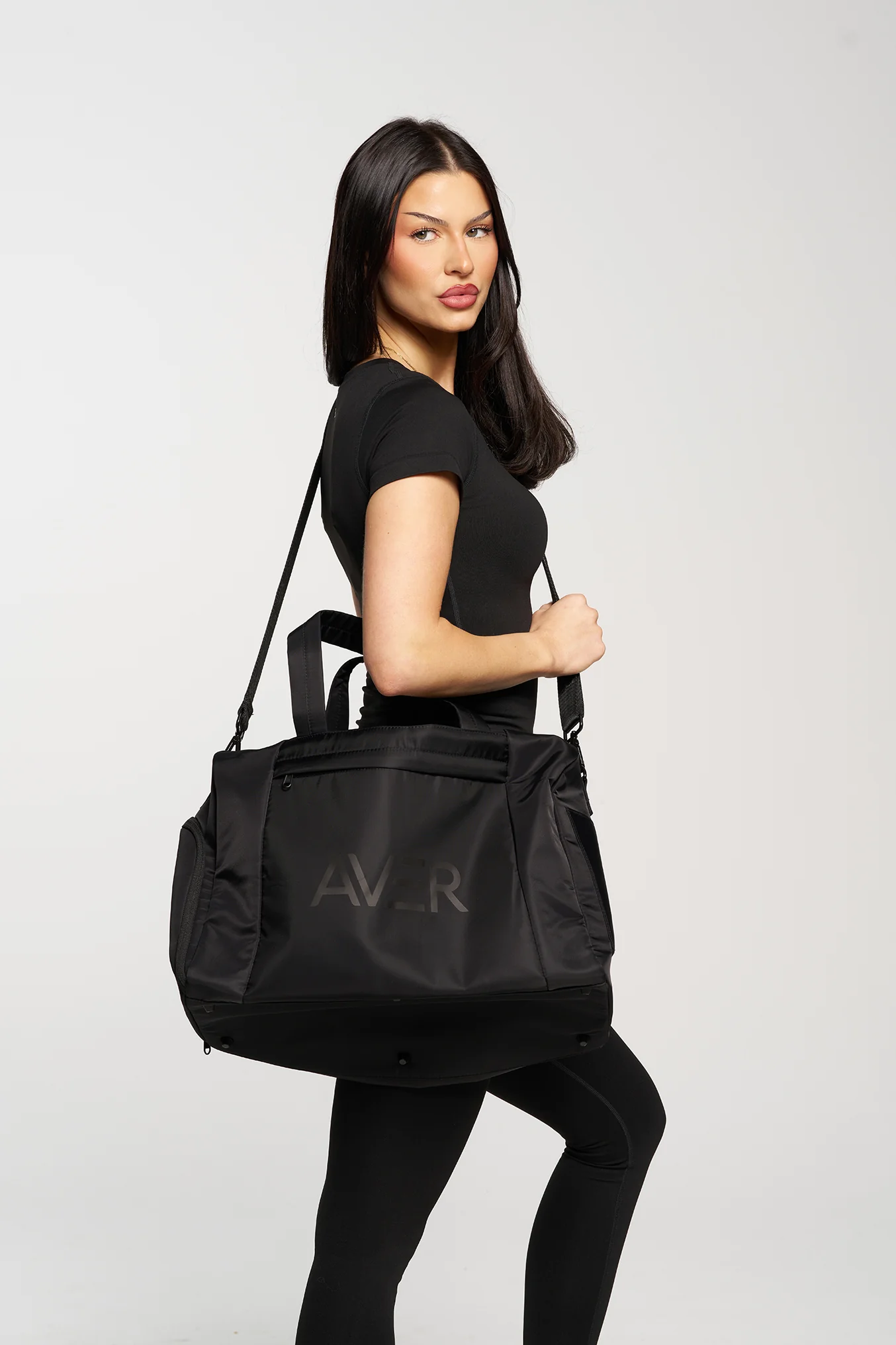 Multi use Gym Bag - Black - Image 2
