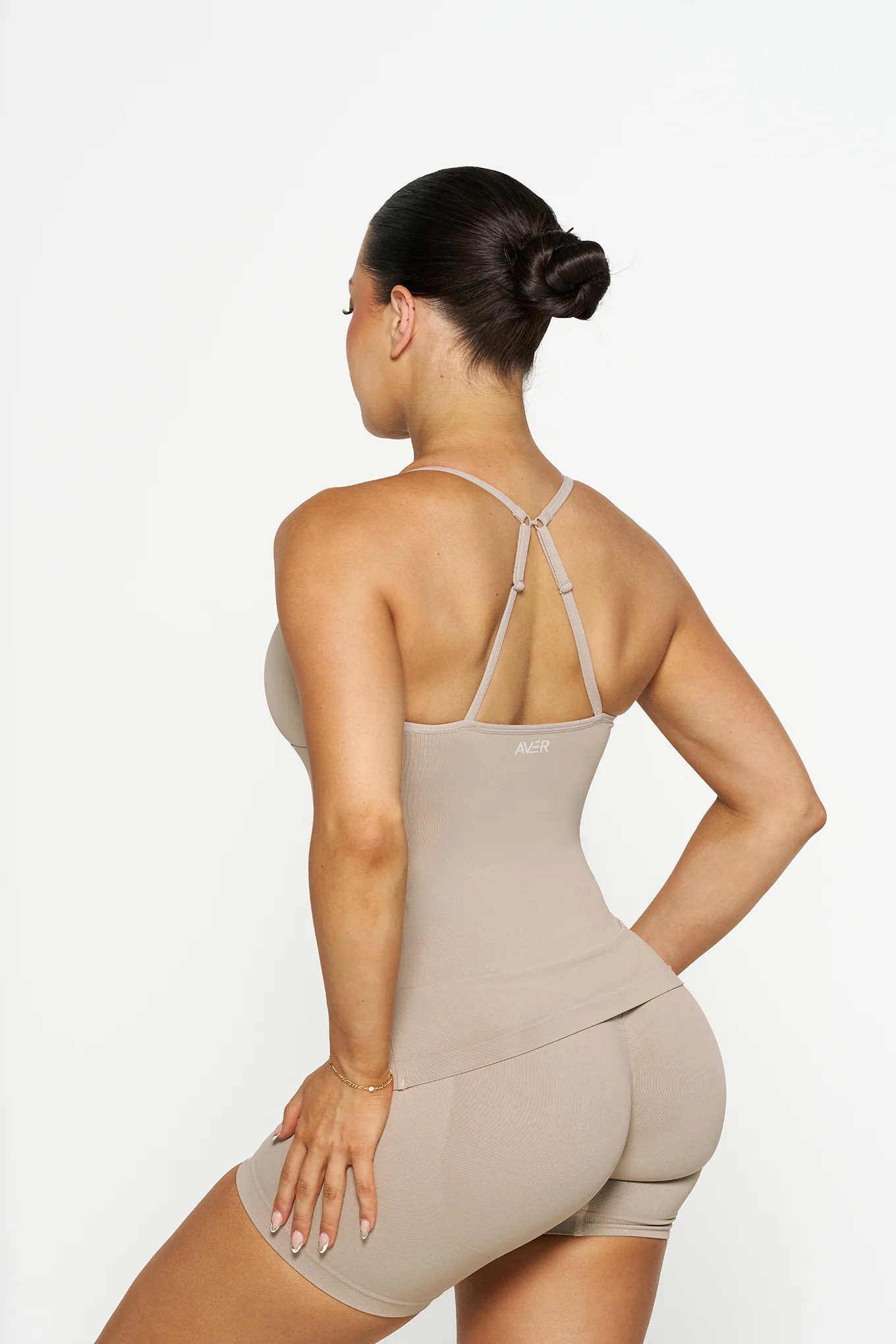 Tahlia Singlet, Seamflex® -  Taupe - Image 2